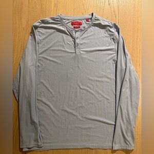 Bruno Milano Super Soft Light Blue Henley Size Large